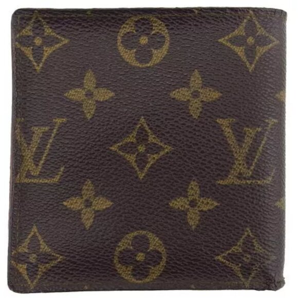 LOUIS VUITTON Bifold Wallet Monogram Beige Monogram Canvas Authentic Used - Picture 2 of 10
